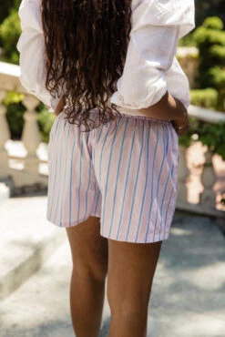 Striped Boxers with Pockets - Lightweight Women's Lounge Shorts -ROOLEE FASHION SHOP 028A5534 b4d8b866 eea4 4073 b991 a80a2fddb889