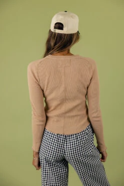 Free People Easy Does It Long Sleeve Tee -ROOLEE FASHION SHOP 028A5545