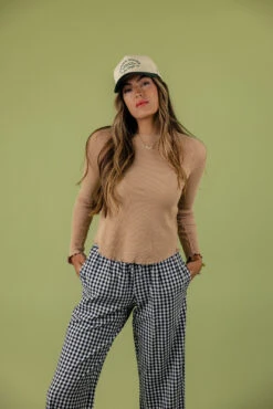 Free People Easy Does It Long Sleeve Tee -ROOLEE FASHION SHOP 028A5549