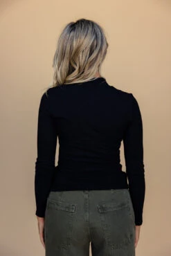 Ayla Textured Mock Neck -ROOLEE FASHION SHOP 028A5896 ce0d6e49 1fe8 4467 acbe 17aa3e10b85f