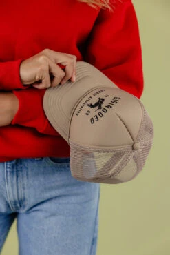 Rodeo Foam Trucker Hat - Stylish Cowgirl Mesh Snapback -ROOLEE FASHION SHOP 028A5923