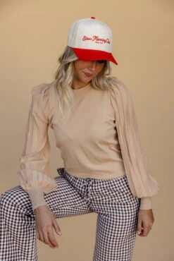 Canvas Trucker Hat - Slow Morning Club Premium Mesh Cap 24 Canvas Trucker Hat - Slow Morning Club Premium Mesh Cap -ROOLEE FASHION SHOP 028A6177