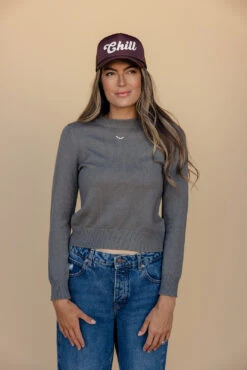 Be Cool We Were Something Sweater - Lightweight Cropped Knit 10 Be Cool We Were Something Sweater - Lightweight Cropped Knit -ROOLEE FASHION SHOP 028A6352