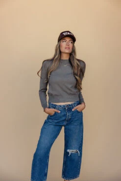 Be Cool We Were Something Sweater - Lightweight Cropped Knit 9 Be Cool We Were Something Sweater - Lightweight Cropped Knit -ROOLEE FASHION SHOP 028A6359