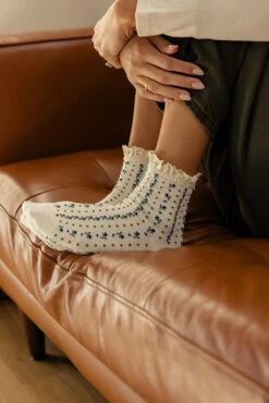 Free People Rosebud Waffle Knit Ankle Socks with Floral Embroidery 27 Free People Rosebud Waffle Knit Ankle Socks with Floral Embroidery -ROOLEE FASHION SHOP 028A6491 7c740d1a e3b6 49ca 8619 9cccc1b4ebea