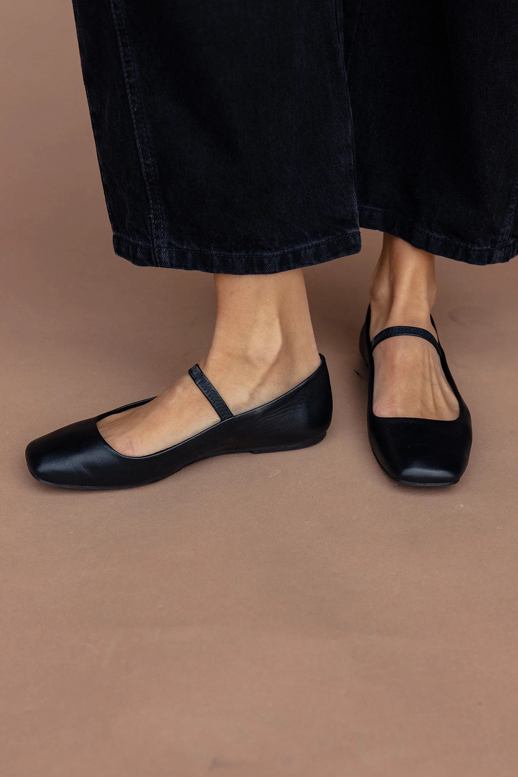 Brisela Square Toe Leather Ballet Flats 22 Brisela Square Toe Leather Ballet Flats - Image 20