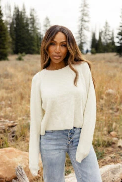 Cropped Waffle Knit Raglan Sweater 21 Cropped Waffle Knit Raglan Sweater -ROOLEE FASHION SHOP 028A7087