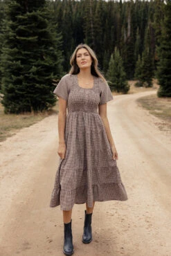 Gingham Smocked Tiered Dress with Pockets - The Ava Mae 25 Gingham Smocked Tiered Dress with Pockets - The Ava Mae -ROOLEE FASHION SHOP 028A7211 97d3d5d7 c2dd 49c5 a010 9ade509f53db