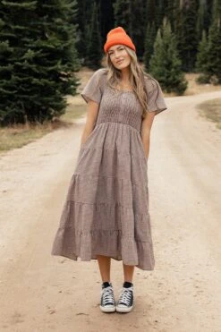 Gingham Smocked Tiered Dress with Pockets - The Ava Mae 23 Gingham Smocked Tiered Dress with Pockets - The Ava Mae -ROOLEE FASHION SHOP 028A7225 1f713cfb cf90 4794 85a6 7c029ed92e04