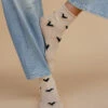 Free People Cupids Bow Heart Motif Crew Socks -ROOLEE FASHION SHOP 028A7611 9abe9df3 c732 4f54 bf35 6897958dfdd7
