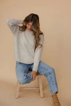 Oversized Oatmeal Speckled Knit Sweater - Harvest Lane -ROOLEE FASHION SHOP 028A7636 ee2ec81f 5a99 4622 a4ed f5fcfa1b7153