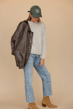 Retro Rhythm Relaxed Vegan Leather Jacket - Vintage Edge Outerwear -ROOLEE FASHION SHOP 028A7695 2dc2e9c0 4ad1 4e05 a3f3 c6118d77e46b