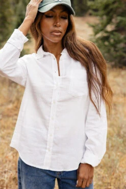 First Times Linen Button-Up -ROOLEE FASHION SHOP 028A7718 1a21b583 9b54 4357 a3d0 998edb7eff97