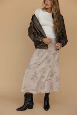 The Cowgirl Midi Skirt -ROOLEE FASHION SHOP 028A7751