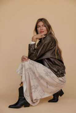 The Cowgirl Midi Skirt -ROOLEE FASHION SHOP 028A7809 9d30d16b 9d63 4434 85a2 e5d229307948