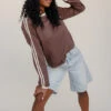 Double Dash Sporty Brown Long Sleeve Tee - Lightweight Relaxed Fit 1 Double Dash Sporty Brown Long Sleeve Tee - Lightweight Relaxed Fit -ROOLEE FASHION SHOP 028A7832 0f83f150 d35e 459d aa46 b382271db0cd