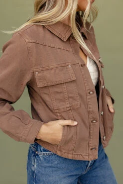 Free People Jade Denim Jacket - We The Free Asymmetrical Style -ROOLEE FASHION SHOP 028A8054