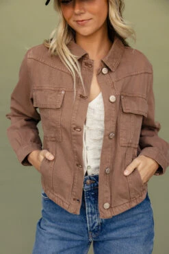 Free People Jade Denim Jacket - We The Free Asymmetrical Style