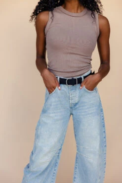 Free People We The Free Gallo Leather Belt with Antique Buckle