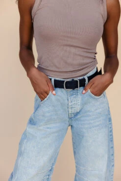 Free People We The Free Gallo Leather Belt with Antique Buckle 9 Free People We The Free Gallo Leather Belt with Antique Buckle -ROOLEE FASHION SHOP 028A8212