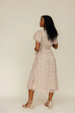 Floral Flutter Sleeve Dress - Elegant Pleated Midi for Events 15 Floral Flutter Sleeve Dress - Elegant Pleated Midi for Events -ROOLEE FASHION SHOP 028A8763 0220b9ce 4a7a 44b7 89fe fe38670521e2