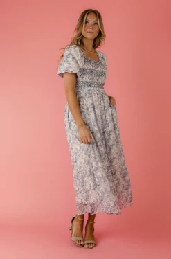 Jonesy Smocked Midi Dress with Swiss Dots and Pockets -ROOLEE FASHION SHOP 028A8774 2024 06 14T19 40 32.430Z