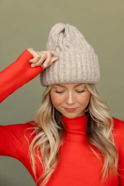 Free People Coast Line Beanie - Soft Knit Cable Hat 17 Free People Coast Line Beanie - Soft Knit Cable Hat -ROOLEE FASHION SHOP 028A8949