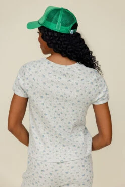 Two Of A Kind Pointelle Tee 15 Two Of A Kind Pointelle Tee -ROOLEE FASHION SHOP 028A9208