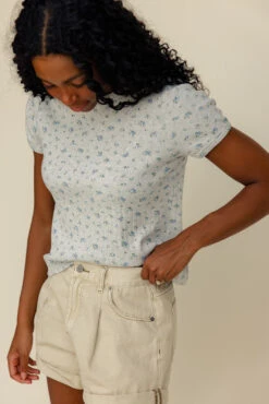 Two Of A Kind Pointelle Tee 12 Two Of A Kind Pointelle Tee -ROOLEE FASHION SHOP 028A9312