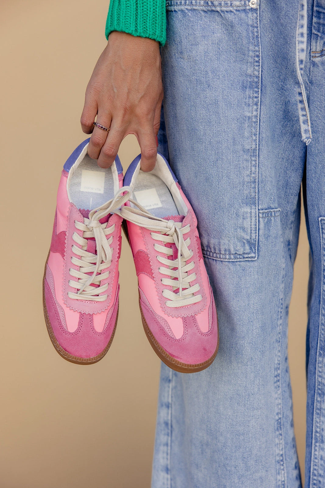 Dolce Vita Notice Fashion Sneakers - Elevated Mixed Textures 9 Dolce Vita Notice Fashion Sneakers - Elevated Mixed Textures - Image 7