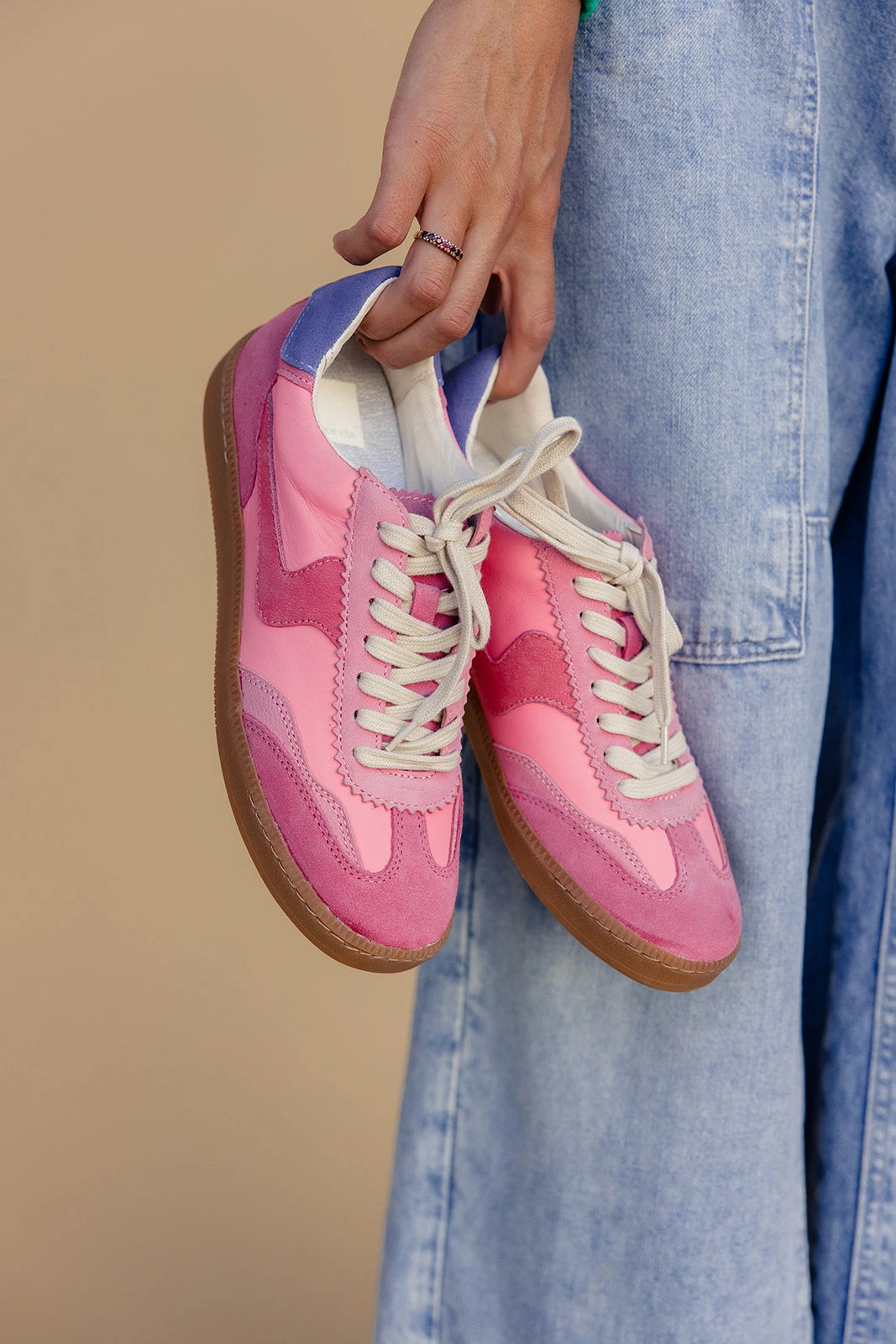 Dolce Vita Notice Fashion Sneakers - Elevated Mixed Textures 4 Dolce Vita Notice Fashion Sneakers - Elevated Mixed Textures - Image 2