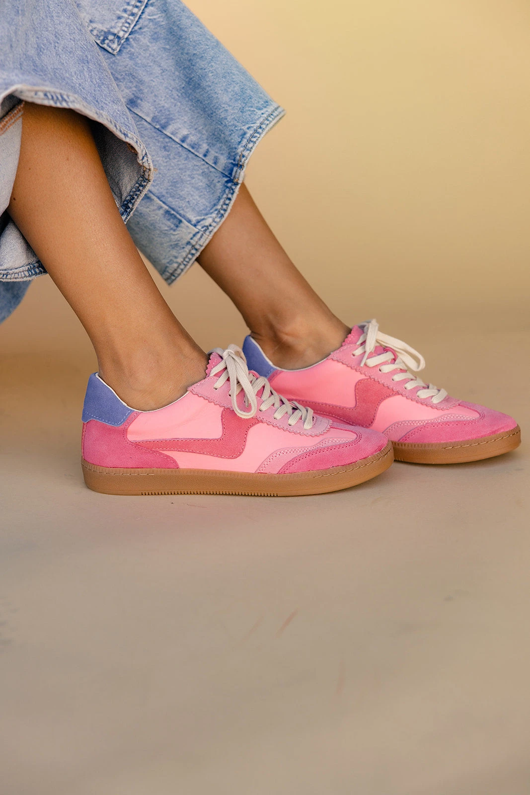 Dolce Vita Notice Fashion Sneakers - Elevated Mixed Textures 5 Dolce Vita Notice Fashion Sneakers - Elevated Mixed Textures - Image 3