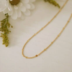 Nora 18k Gold Filled Dainty Chain Necklace 10 Nora 18k Gold Filled Dainty Chain Necklace -ROOLEE FASHION SHOP 0Q7A8338