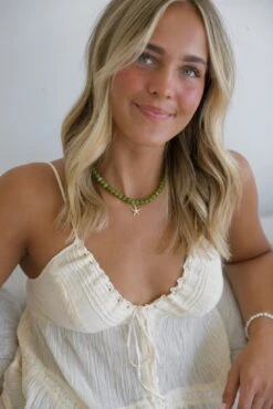 Handcrafted Genuine Green Jade Necklace with Gold-Filled Starfish Pendant 19 Handcrafted Genuine Green Jade Necklace with Gold-Filled Starfish Pendant -ROOLEE FASHION SHOP 0R6A0025 2 e92e2fab b4d6 4b56 976e e171378fde6d