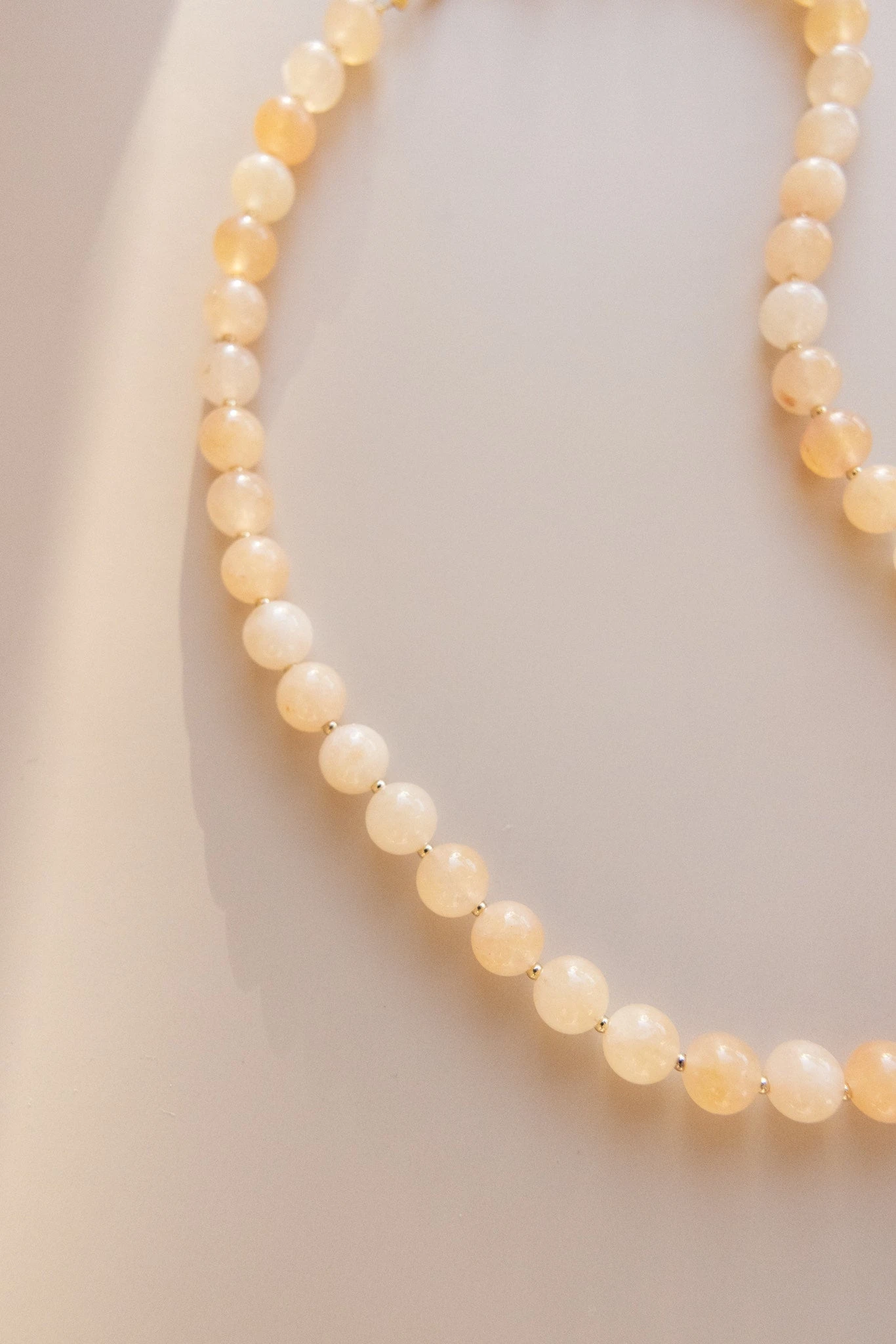 Handcrafted Yellow Calcite and Square Freshwater Pearl Pendant 10 Handcrafted Yellow Calcite and Square Freshwater Pearl Pendant - Image 8