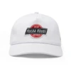 White Mid-Profile Snapback Hat - Vintage Style Adjustable Cap -ROOLEE FASHION SHOP 10 8