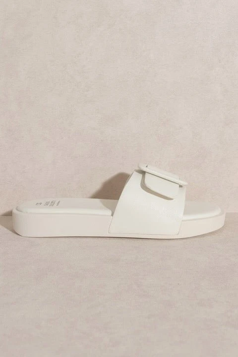 OASIS SOCIETY Daisy Single Buckle Slide - Chic Square Toe Sandal 19 OASIS SOCIETY Daisy Single Buckle Slide - Chic Square Toe Sandal - Image 17