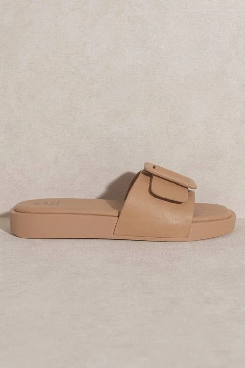 OASIS SOCIETY Daisy Single Buckle Slide - Chic Square Toe Sandal 15 OASIS SOCIETY Daisy Single Buckle Slide - Chic Square Toe Sandal - Image 13