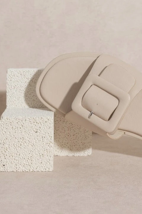 OASIS SOCIETY Daisy Single Buckle Slide - Chic Square Toe Sandal 8 OASIS SOCIETY Daisy Single Buckle Slide - Chic Square Toe Sandal - Image 6