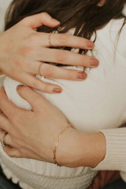 Madeline 18k Gold Filled Paperclip Bracelet - Adjustable Dainty Chain -ROOLEE FASHION SHOP 2F4A5271 2640f1f3 f6a6 45e6 b74c 3b3a892f3463