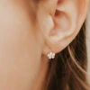 Gold Vermeil Flower Mini Hoops - Dainty Hypoallergenic Huggies -ROOLEE FASHION SHOP 2F4A5367 505db1a8 841f 4d90 a3bd 6452489b1b85