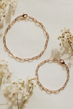 Madeline 18k Gold Filled Paperclip Bracelet - Adjustable Dainty Chain -ROOLEE FASHION SHOP 2F4A7032 0ad7eb89 fb8c 4809 ae76 6b6050aaaeda