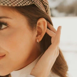 Natalie Dainty 14k Gold Vermeil Sterling Silver Hoop Earrings 19 Natalie Dainty 14k Gold Vermeil Sterling Silver Hoop Earrings -ROOLEE FASHION SHOP 2F4A7082