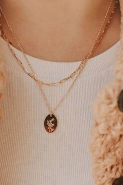 Madeline Gold Filled Paperclip Necklace