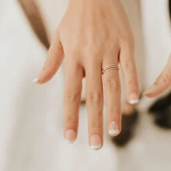 Hammered 14k Gold Filled Stacking Ring - Micah Sustainable Jewelry -ROOLEE FASHION SHOP 2F4A7370 85102abb 7d52 424e ba20 11cf18052f23