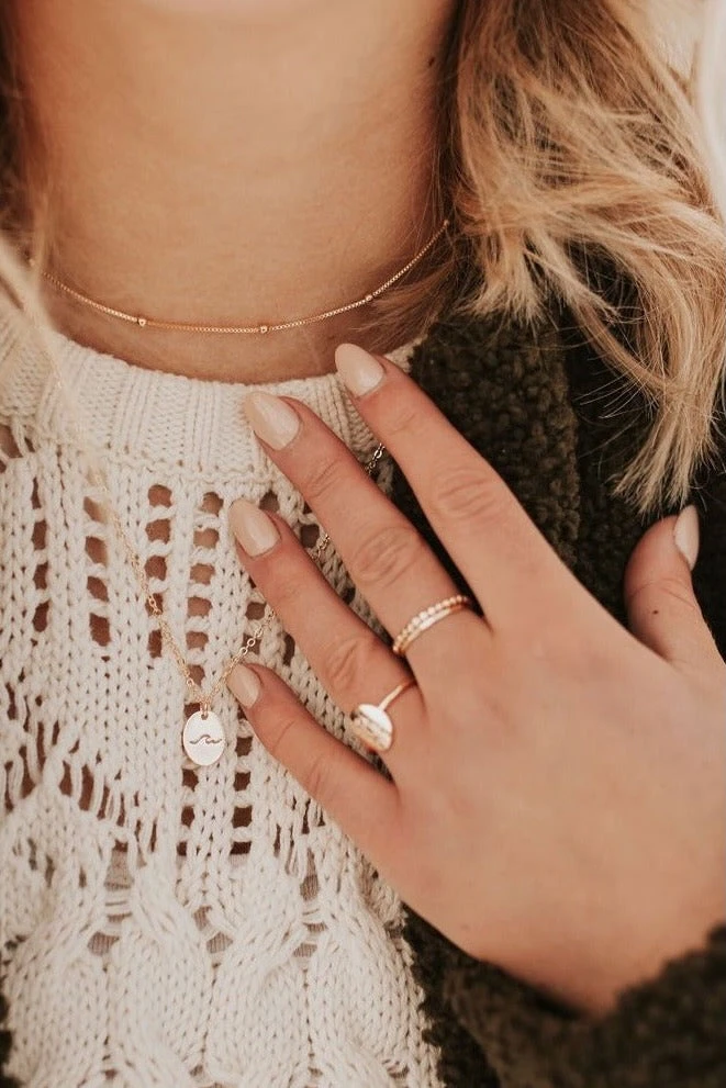 Annie 18k Gold Filled Satellite Necklace - Dainty Layering Chain 5 Annie 18k Gold Filled Satellite Necklace - Dainty Layering Chain - Image 3