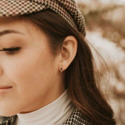 Natalie Dainty 14k Gold Vermeil Sterling Silver Hoop Earrings 17 Natalie Dainty 14k Gold Vermeil Sterling Silver Hoop Earrings -ROOLEE FASHION SHOP 2F4A7518