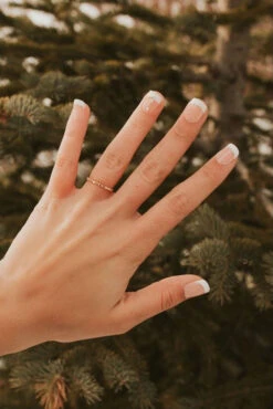 Kennedy Gold Filled Ring - Sustainable 14k Gold Dot Band -ROOLEE FASHION SHOP 2F4A7588 49de8ddc 1228 4c05 b1ea 0b447905dfa4