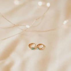 Natalie Dainty 14k Gold Vermeil Sterling Silver Hoop Earrings 16 Natalie Dainty 14k Gold Vermeil Sterling Silver Hoop Earrings -ROOLEE FASHION SHOP 2F4A9133