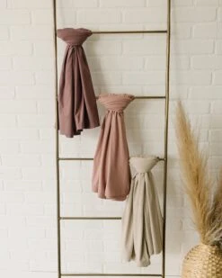 Mebie Baby Bamboo Stretch Swaddle in Dusty Rose -ROOLEE FASHION SHOP 3U6A3939 websize